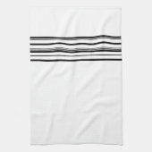 Schwarze Streifen Geschirrtuch (Vertikal)