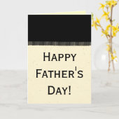 Schwarze Streifen ~ Karte (Gelbe Blume)