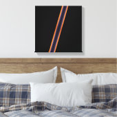 Schwarze Streifen Leinwanddruck (Insitu (Schlafzimmer))