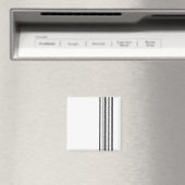 Schwarze Streifen Magnet (In Situ (Geschirrspüler))