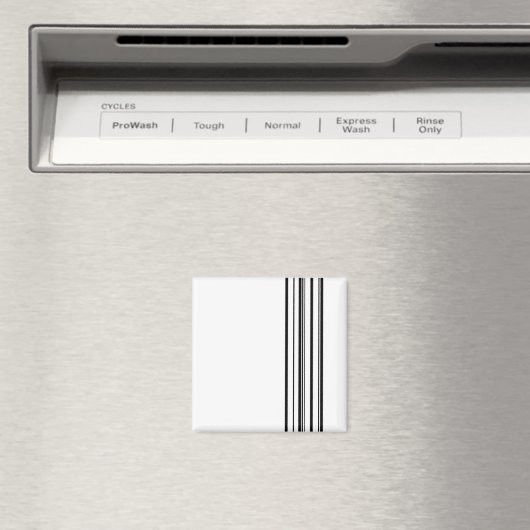 Schwarze Streifen Magnet (In Situ (Geschirrspüler))