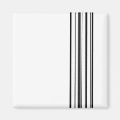 Schwarze Streifen Magnet (Vorne)