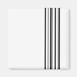 Schwarze Streifen Magnet