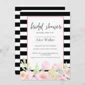 Schwarze Streifen mit Brautparty-Karte (Vorne/Hinten)