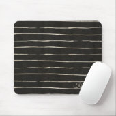 Schwarze Streifen mit Ihrem Namen Mousepad (Mit Mouse)