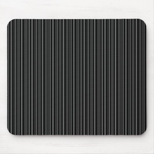 Schwarze Streifen Mousepad (Vorne)