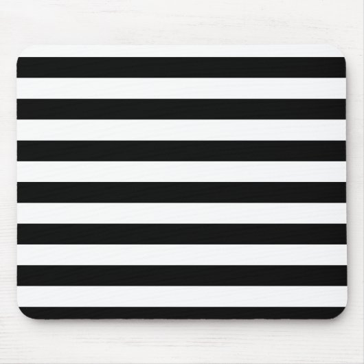 Schwarze Streifen Mousepad (Vorne)