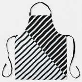 Schwarze Streifen Schürze (Vorderseite)