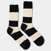 Schwarze Streifen Socken (Rechts)