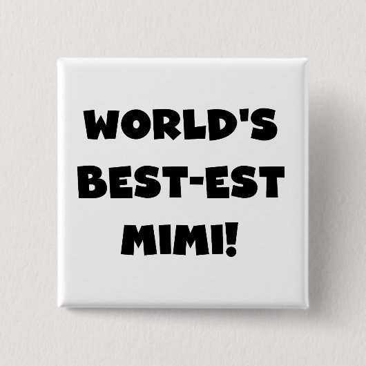 Schwarze T - Shirts und Geschenk des Gut-est der Button (Vorderseite)