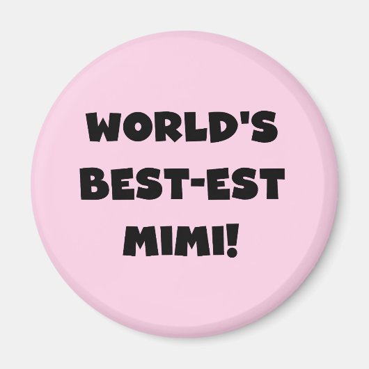 Schwarze T - Shirts und Geschenk des Gut-est der Magnet (Vorne)