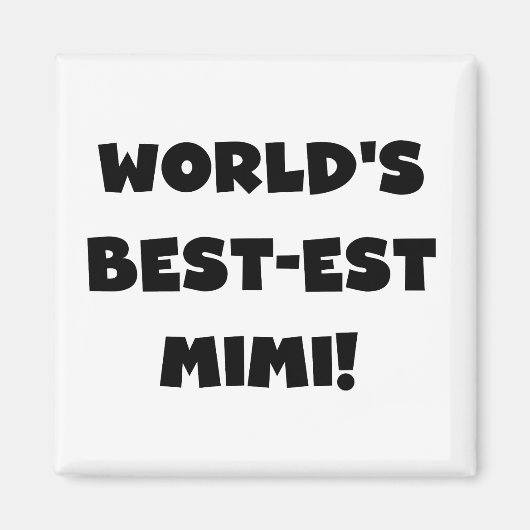 Schwarze T - Shirts und Geschenk des Gut-est der Magnet (Vorne)