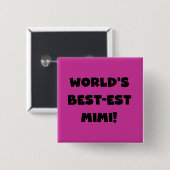 Schwarze T-Shirts und Geschenk des Gut-est der Wel Button (Vorne & Hinten)