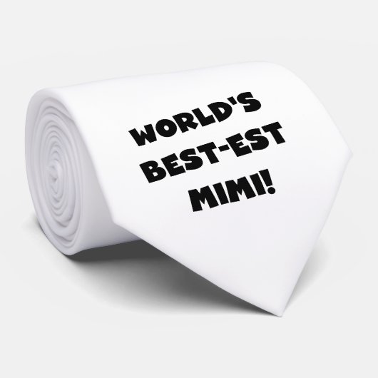 Schwarze T-Shirts und Geschenk des Gut-est der Wel Krawatte (Gerollt)