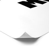 Schwarze T-Shirts und Geschenk des Gut-est der Wel Poster (Ecke)