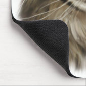 Schwarze Tabby-Maine-Waschbär-Katze Mousepad (Ecke)