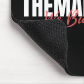 SCHWARZE TABELLE TALKMAUSTASTE MOUSEPAD (Ecke)