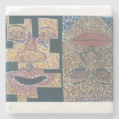 "Schwärze-" - Tabellen-Untersetzer Steinuntersetzer (Vorderseite)