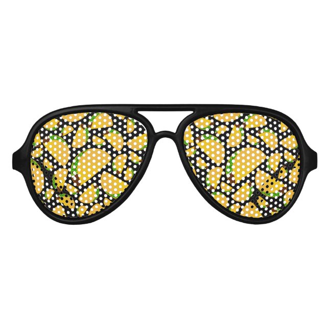 Schwarze Takos Sonnenbrille (Vorderseite)