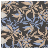 Schwarze Tapete mit Blumen. Boho Lace Textile Stoff (Muster)