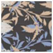 Schwarze Tapete mit Blumen. Boho Lace Textile Stoff (Nahaufnahme)