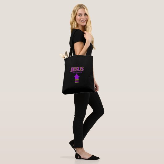 Schwarze Tasche (Am Model)