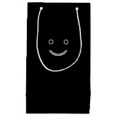 Schwarze Tasche Kleine Geschenktüte (Vorderseite)