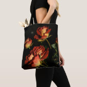 Schwarze Tasche mit Rote Rosen (Von Nahem)