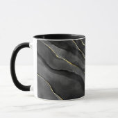 schwarze Tasse (Links)