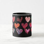 Schwarze Tasse 1 von 4 für Künstlerische Liebe in (Zentrum)