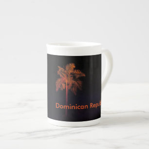 schwarze Tasse der Dominikanischen Republik