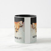 Schwarze Tasse des Wecker-11oz (Zentrum)