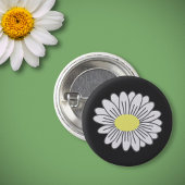 Schwarze Taste für Daisy-Blume Button