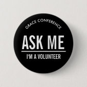 Schwarze Tasten für Freiwillige Button (Vorderseite)