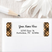 Schwarze Taupe Karierte Muster bearbeitbare Rückse (Insitu)