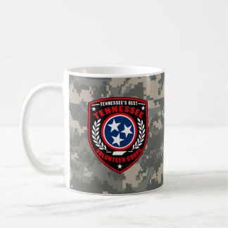 Schwarze Tennessee Volunteer Corps Kaffeetasse