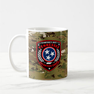 Schwarze Tennessee Volunteer Corps Kaffeetasse