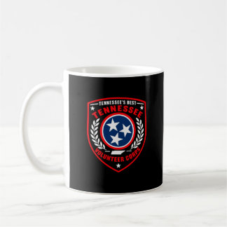 Schwarze Tennessee Volunteer Corps Kaffeetasse