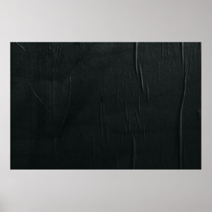 Schwarze Textilien mit weißem Draht Poster