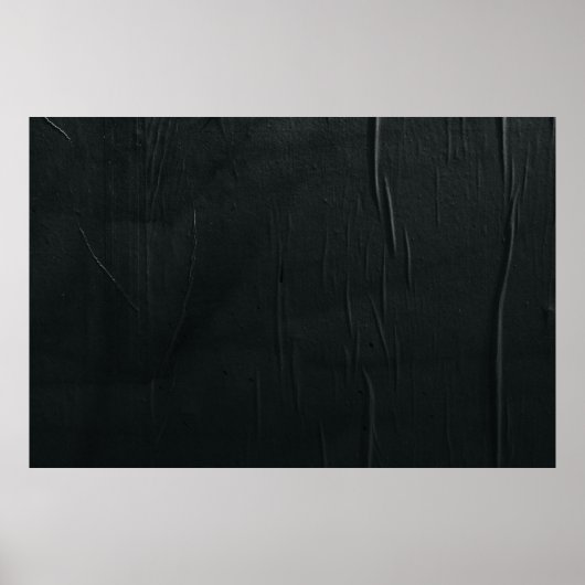 Schwarze Textilien mit weißem Draht Poster (Vorne)