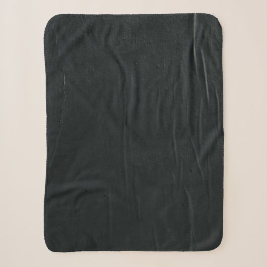 Schwarze Textilien mit weißem Draht Sherpadecke (Vorderseite)