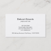 Schwarze Textur | Gold Metallic Shine Visitenkarte (Rückseite)