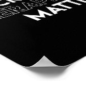 Schwarze Therapeuten Problem Afrikanischer Geschic Poster (Ecke)