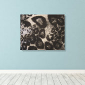 SCHWARZE TIERDRUCKE LEINWANDDRUCK (Insitu (Holzboden))