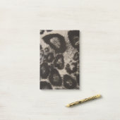 SCHWARZE TIERDRUCKE POST-IT KLEBEZETTEL (Auf Schreibtisch)