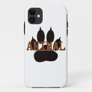 Schwarze Tierpfoten Case-Mate iPhone Hülle