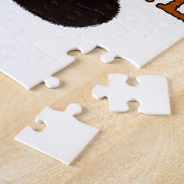 Schwarze Tierpfoten Puzzle (Seite)