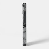 Schwarze Tinte iPhone Hülle (Linke Seite)