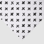 Schwarze Tinte schüren Quermuster Seidenpapier (Ausschnitt)