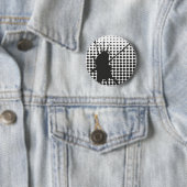 Schwarze Tinten-platsches Knopf-Abzeichen Button (Beispiel)